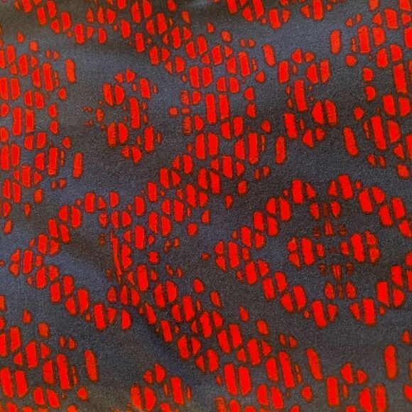 1229 LuLaRoe Leggings Size OS Blue with Red Dots Print New - Picture 2 of 5